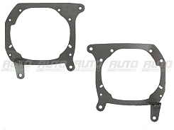 Переходная рамка BMW X5 E70 (2006-2013) секция с фальш линзой - Hella 3 / 3R (к-т 2шт) 110D
