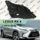 Корпус фары LEXUS RX 4 (2015-2019) дорестайлинг LED 3 линзы (правый)