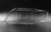 Стекло фары AUDI A6 C5 (1998-2001) дорестайлинг и ALLROAD (2000-2006) (левое)