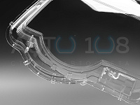 Стекло фары NISSAN X-TRAIL T31 (2010-2015) рестайлинг (левое) — фото 4