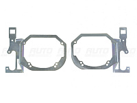Переходная рамка BMW X5 E70 (2006-2013) AFS 2 линзы в 1 фару - Hella 3 / 3R (к-т 2шт) — фото 2