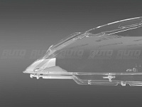 Стекло фары MAZDA 6 GH (2007-2013) без AFS (левое) — фото 3