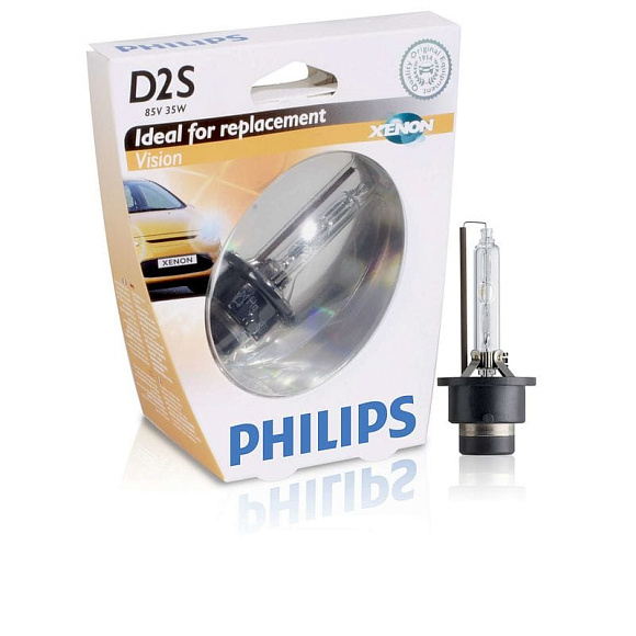 Ксеноновая лампа D2S Philips Vision 4400K (85122VIS1) по выгодной цене