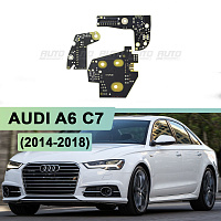 Плата подсветки ДХО AUDI A6 C7 (2014-2018) LED (левая фара) — фото 1