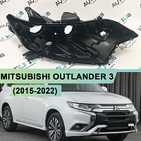 Корпус фары MITSUBISHI OUTLANDER 3 (2015-2022) 2-й и 3-й рестайлинг ГАЛОГЕН / LED (правый) — фото 1