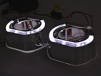 Маска для линз 2.5 дюйма - №148 с А/Г LED 2 шт. — фото 6