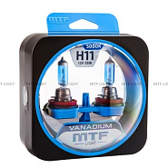 Галогенные лампы MTF H11 VANADIUM 5000K (2 шт)