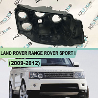Корпус фары LAND ROVER RANGE ROVER SPORT I (2009-2012) рестайлинг (правый) — фото 1