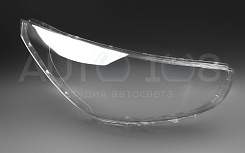 Стекло фары HYUNDAI SOLARIS 1 (2010-2014) дорестайлинг на фару без линзы (правое)