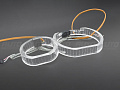 LED Ангельские глазки (кольца) BMW X6 E71 / X5M E70 F-Style (2007-2012) (комплект) по выгодной цене