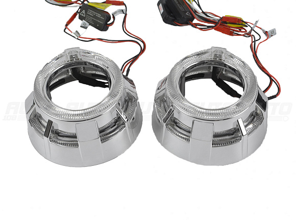 Маска для линз 2.5 дюйма - №99 с А/Г LED 2 шт. по выгодной цене