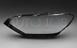 Стекло фары VOLKSWAGEN TOURAN 3 (2015-н.в.) ГАЛОГЕН (левое)