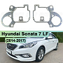 Переходная рамка Hyundai Sonata 7 LF (2014-2017) дорестайлинг ГАЛОГЕН - Hella 3 / 3R (к-т 2шт) по выгодной цене