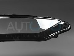 Стекло фары SKODA KODIAQ (2016-2022) дорестайлинг верхнее (правое)