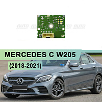 Плата подсветки ДХО и поворотника Mercedes С W205 (2018-2021) рестайлинг LED рефлектор (левая фара) — фото 1