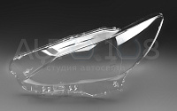 Стекло фары MAZDA 6 GJ LED (2015-2018) рестайлинг (левое) — фото 2