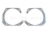 Переходная рамка Mercedes Truck o350/o403 (2000-2006) фары стекло 24V - Hella 3 / 3R (к-т 2шт) — фото 2