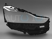 Стекло фары LEXUS IS 3 XE30 (2016-2020) рестайлинг (правое)