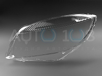 Стекло фары SKODA FABIA / ROOMSTER (2006-2010) дорестайлинг (левое) — фото 2