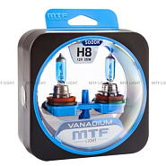 Галогенные лампы MTF H8 VANADIUM 5000K (2 шт)