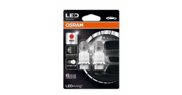 Светодиодная лампа OSRAM P27/7W LEDRIVING COLD WHITE 6000K (комплект, 2 шт.) 3557CW02B по выгодной цене