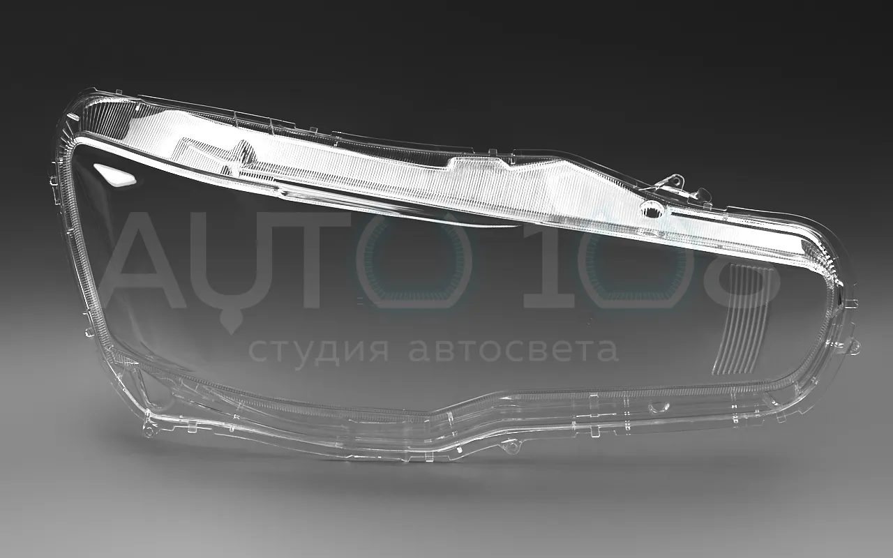 Стекло фары MITSUBISHI LANCER 10 (2007-н.в.) (правое) Стекло фары MITSUBISHI LANCER 10 (2007-н.в.) (правое) по выгодной цене